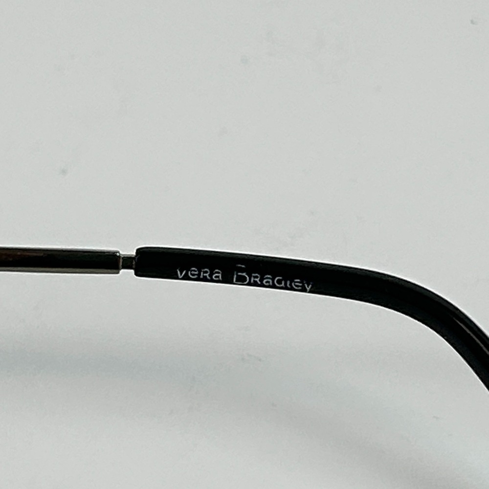 Vera Bradley Indiana Rose Tavia Womens Eyeglasses Brown Full Rim 52-18-135 mm - Picture 9 of 13